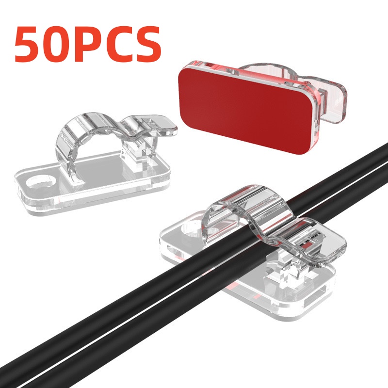 Cable Organizer - 10/50 шт. Органайзер для кабелей, держатель