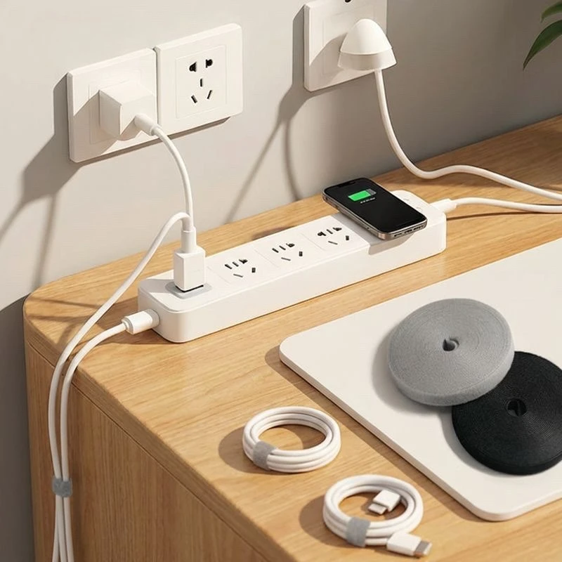 Cable Organizer - Органайзер для кабелей, самоклеящаяся лента с