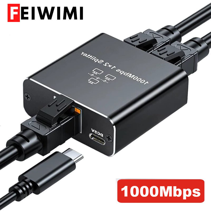 Usb Hub - Гигабитный Ethernet-сплиттер от 1 до 2/3/4,