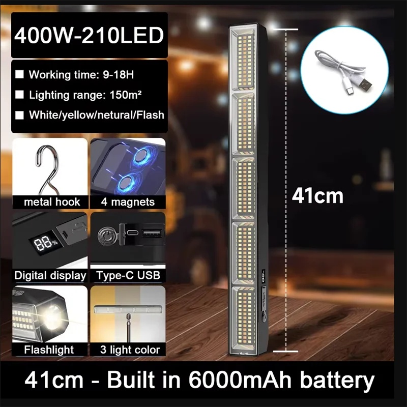 41 см, магнитная светодиодная  – обзор и цена Power Bank