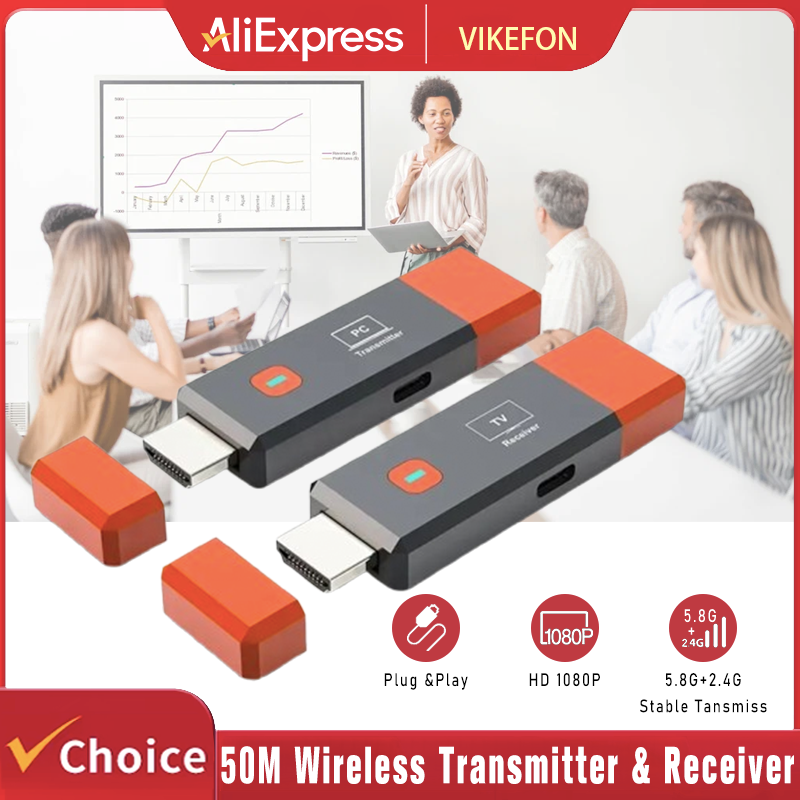 50 м беспроводной передатчик в – обзор и цена Hdmi Adapter